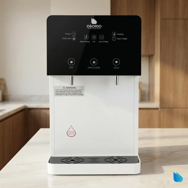 Dispensador de Agua Desktop con Filtros y Ósmosis